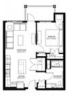 1 Bedroom Floor Plan